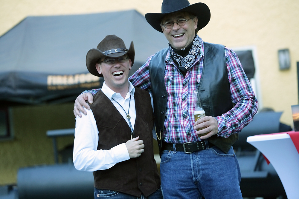 Cowboys Steve und Yoke.